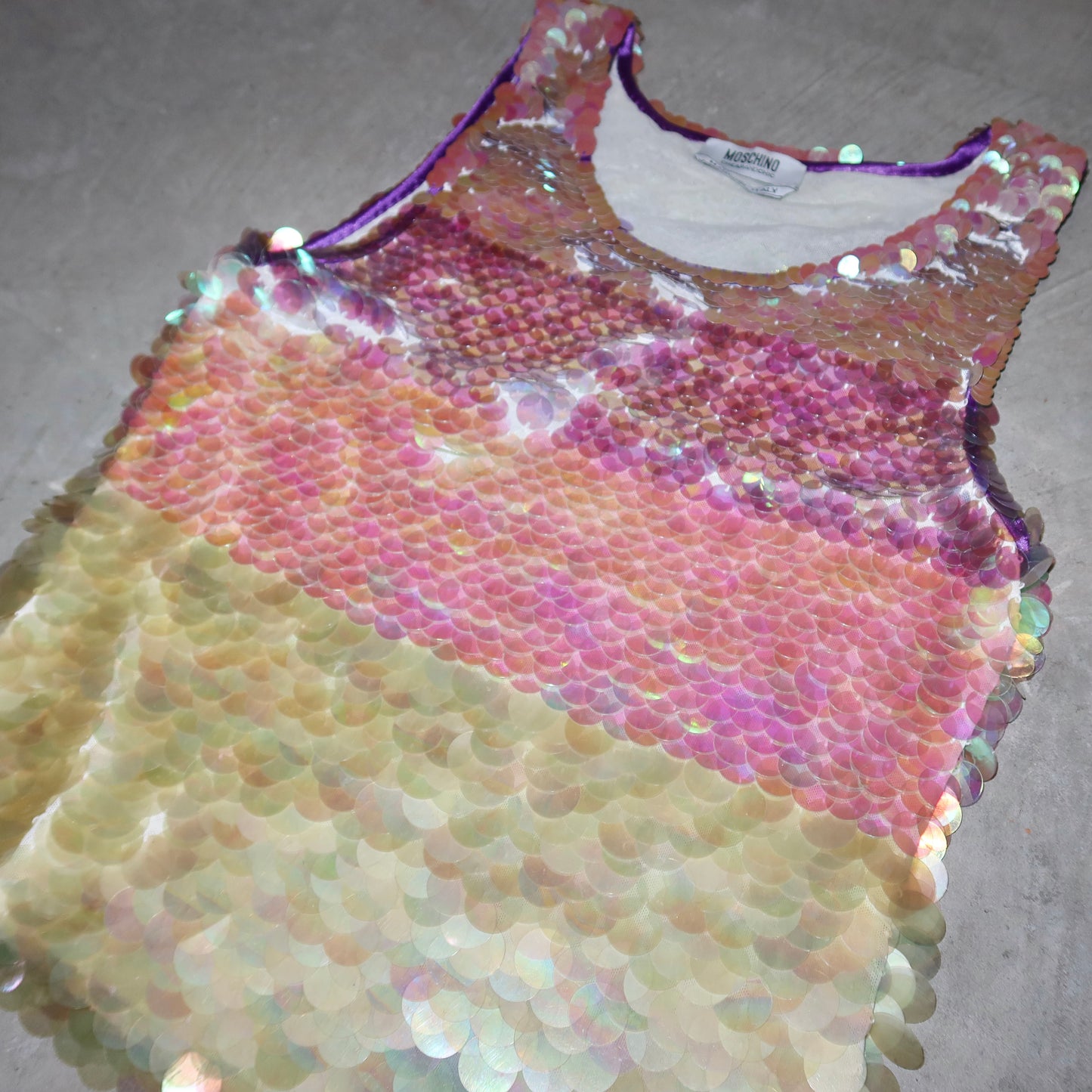 Moschino Sequin Tank
