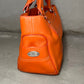 Celine Orange Leather Boogie Bag