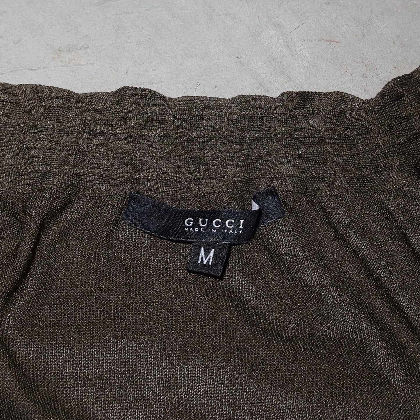 Gucci SS2003 Silk Knit Cardigan