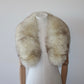 Vintage White Fox Fur Collar