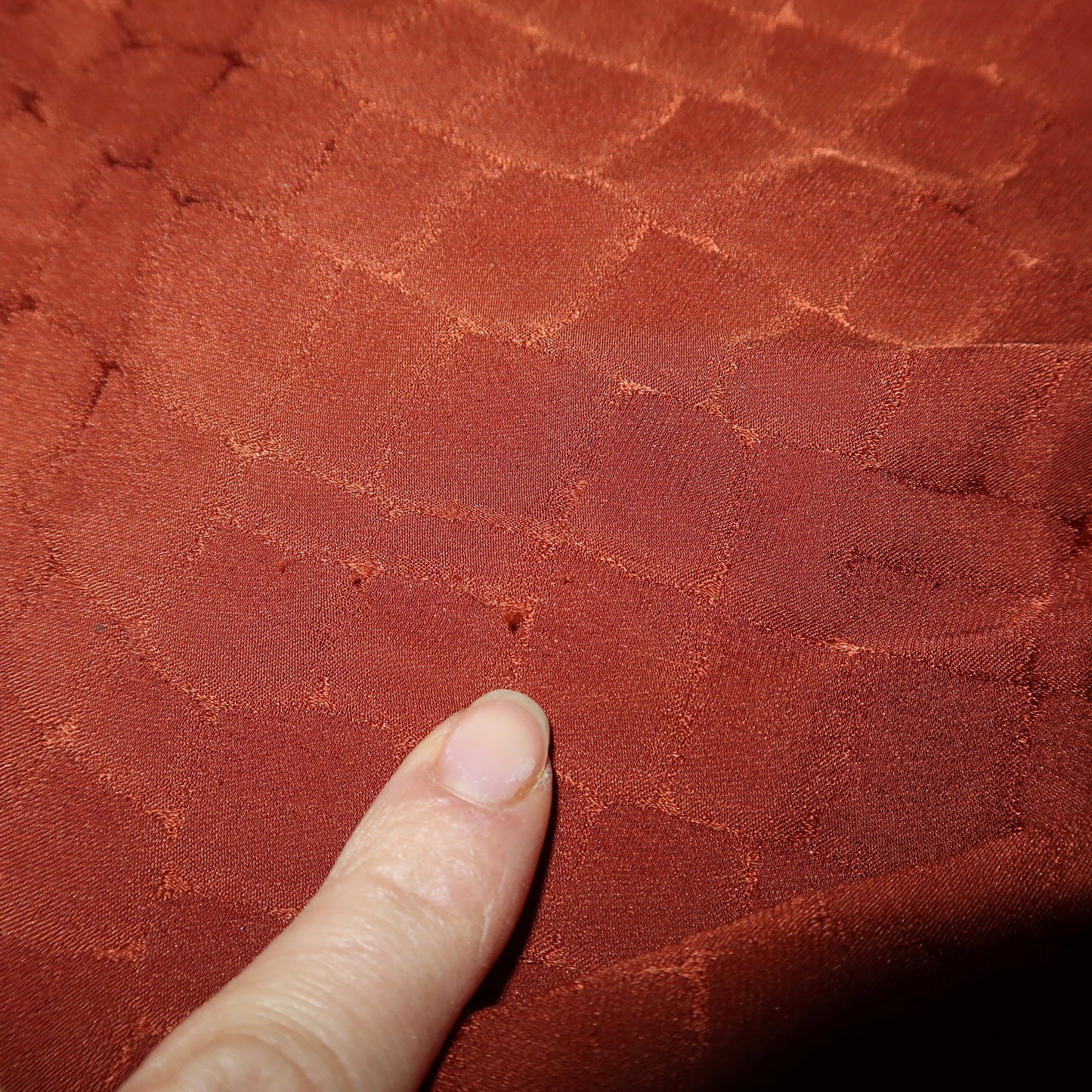 Gucci 2012 Burnt Orange Silk Skirt