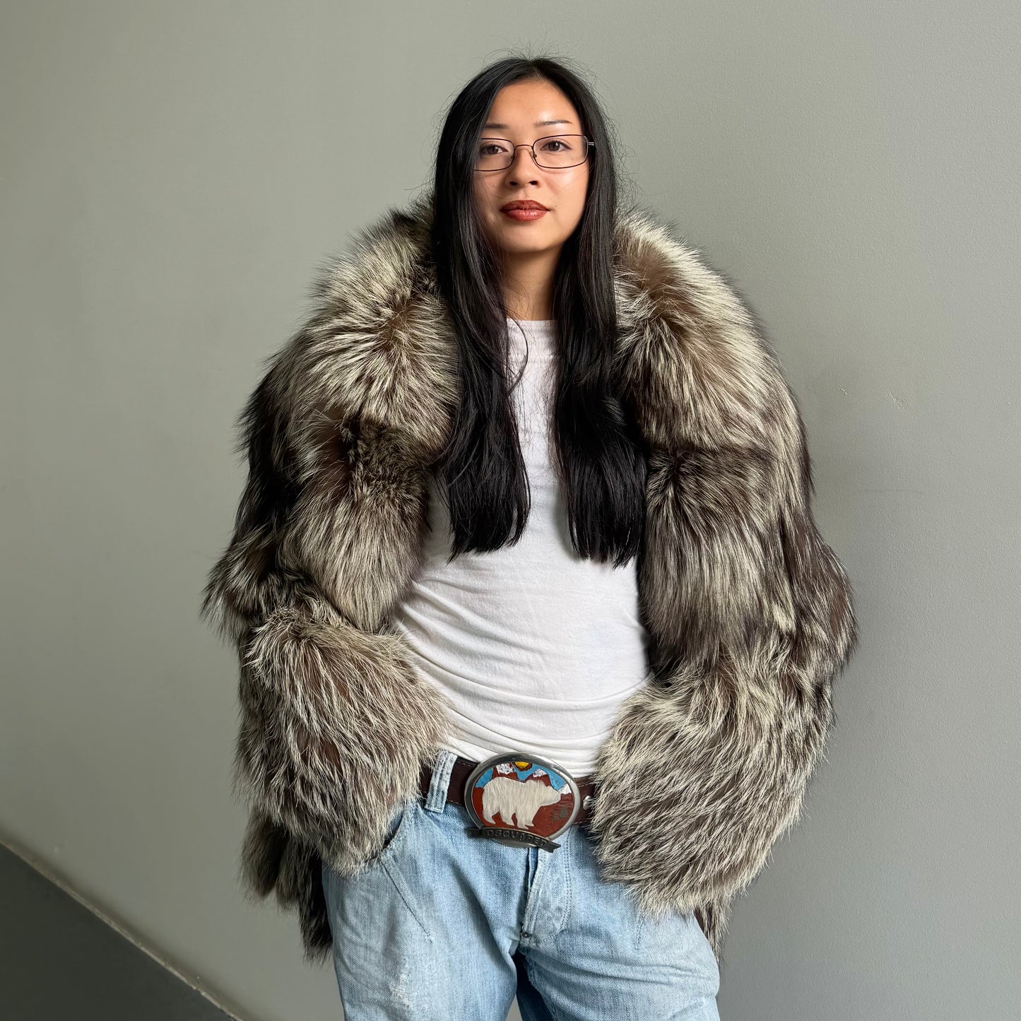 Vintage Fox Fur Coat