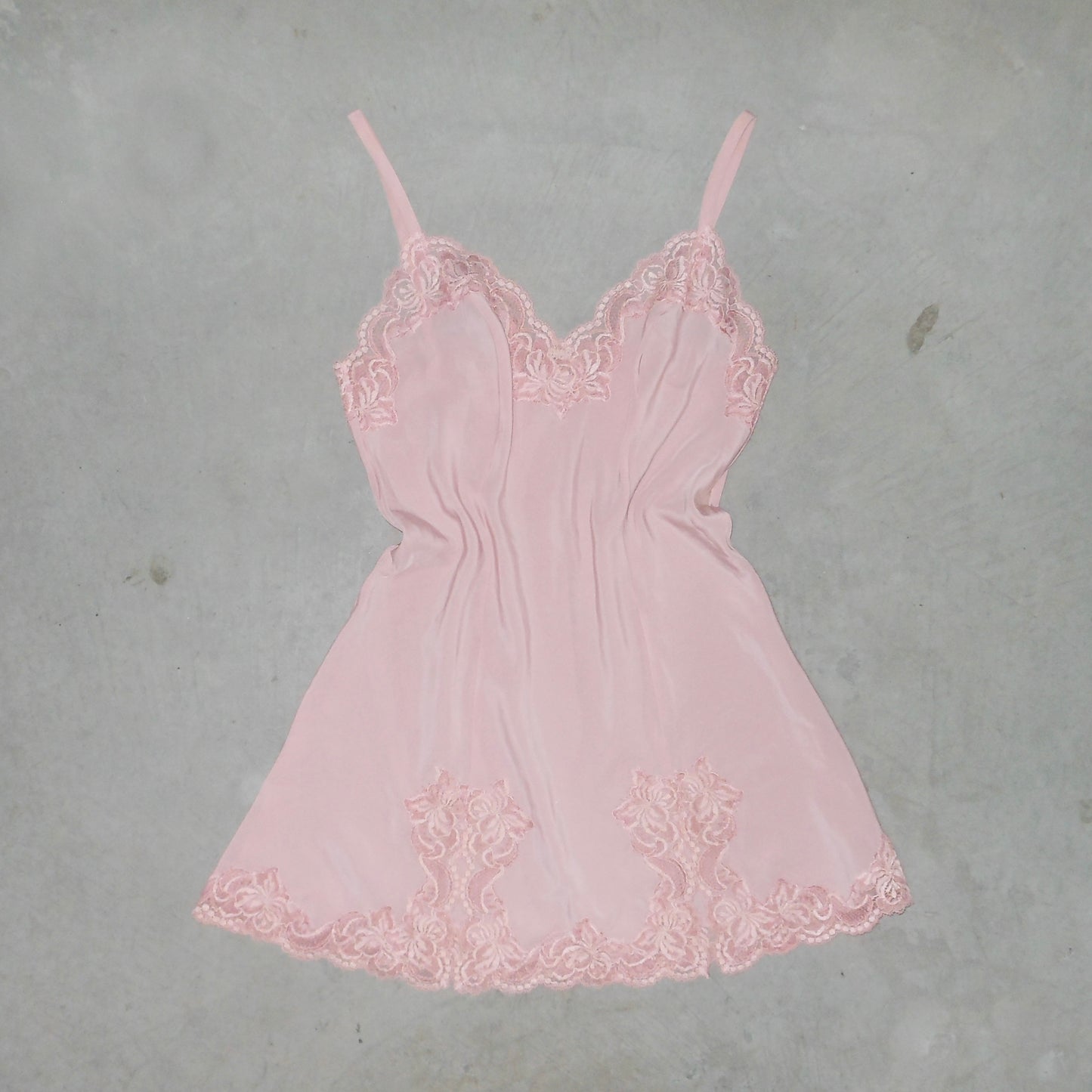 Dior Baby Pink Lace Slip