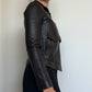 DKNY Brown Leather Jacket