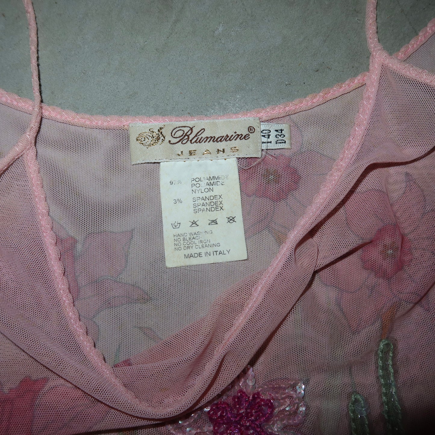 Blumarine Sequin Tank