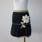 Moschino Embroidered Flower Skirt