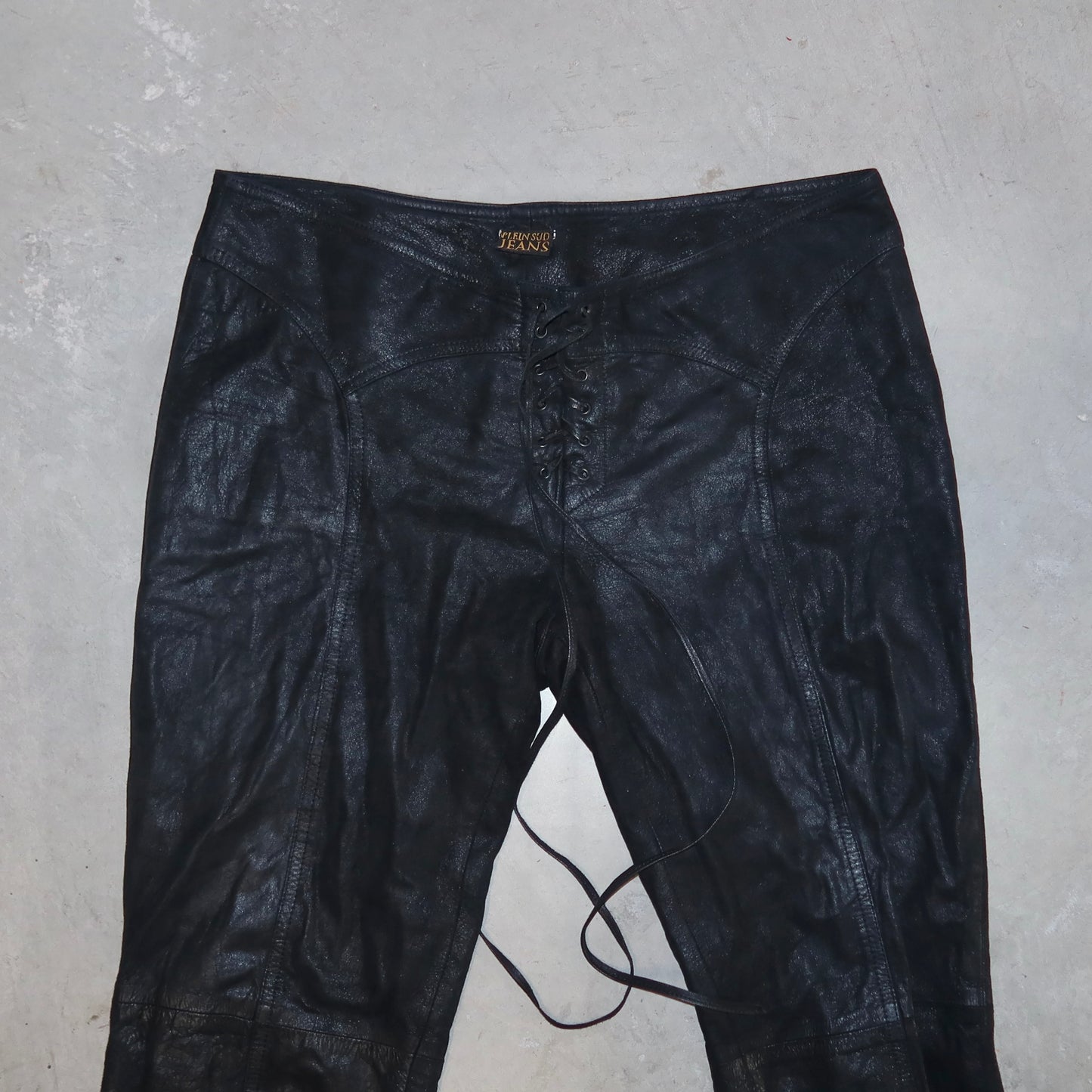 Plein Sud Leather Trousers
