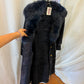 Vintage Suede Fur Lined Trench
