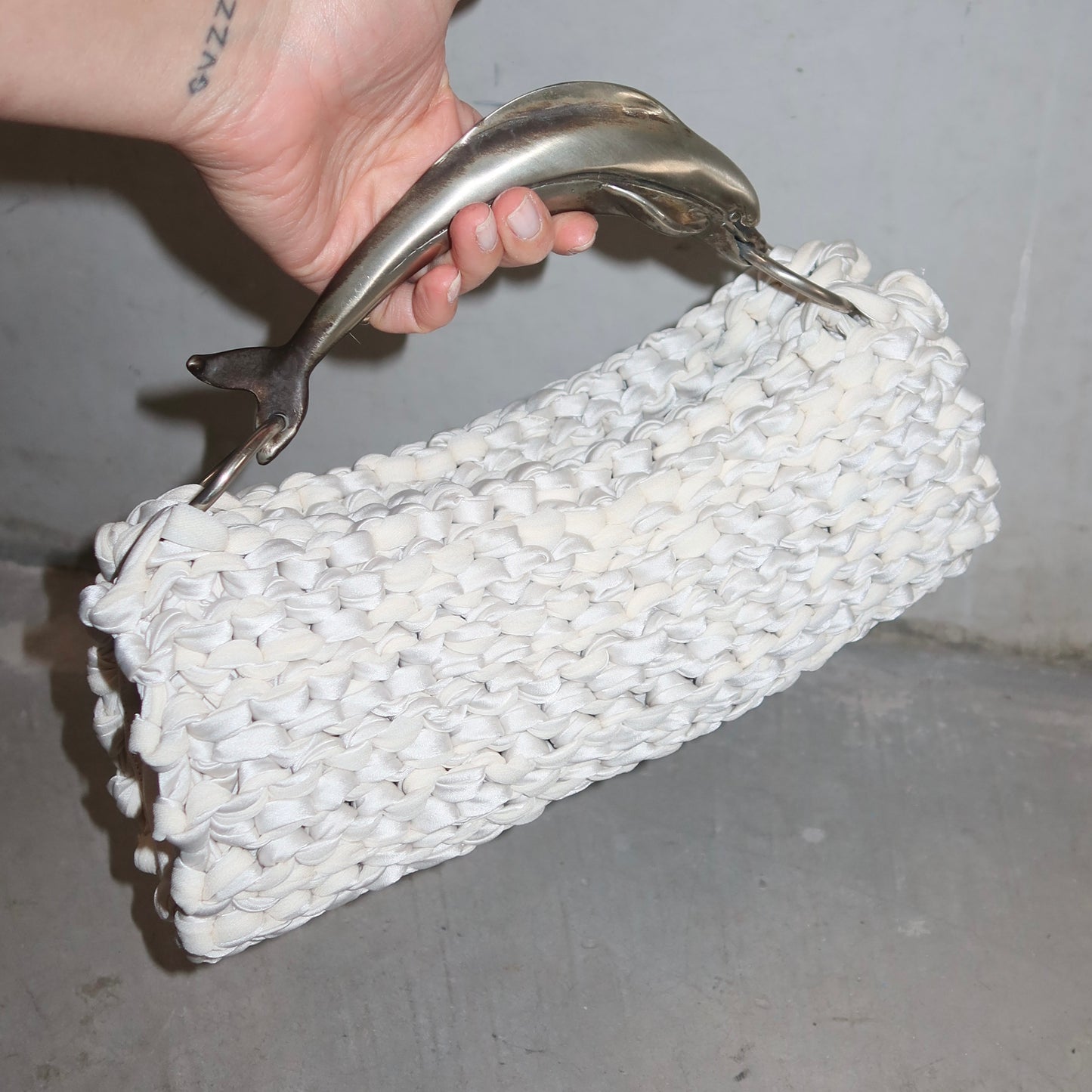 Giorgio Armani SS2004 Dolphin Handle Clutch