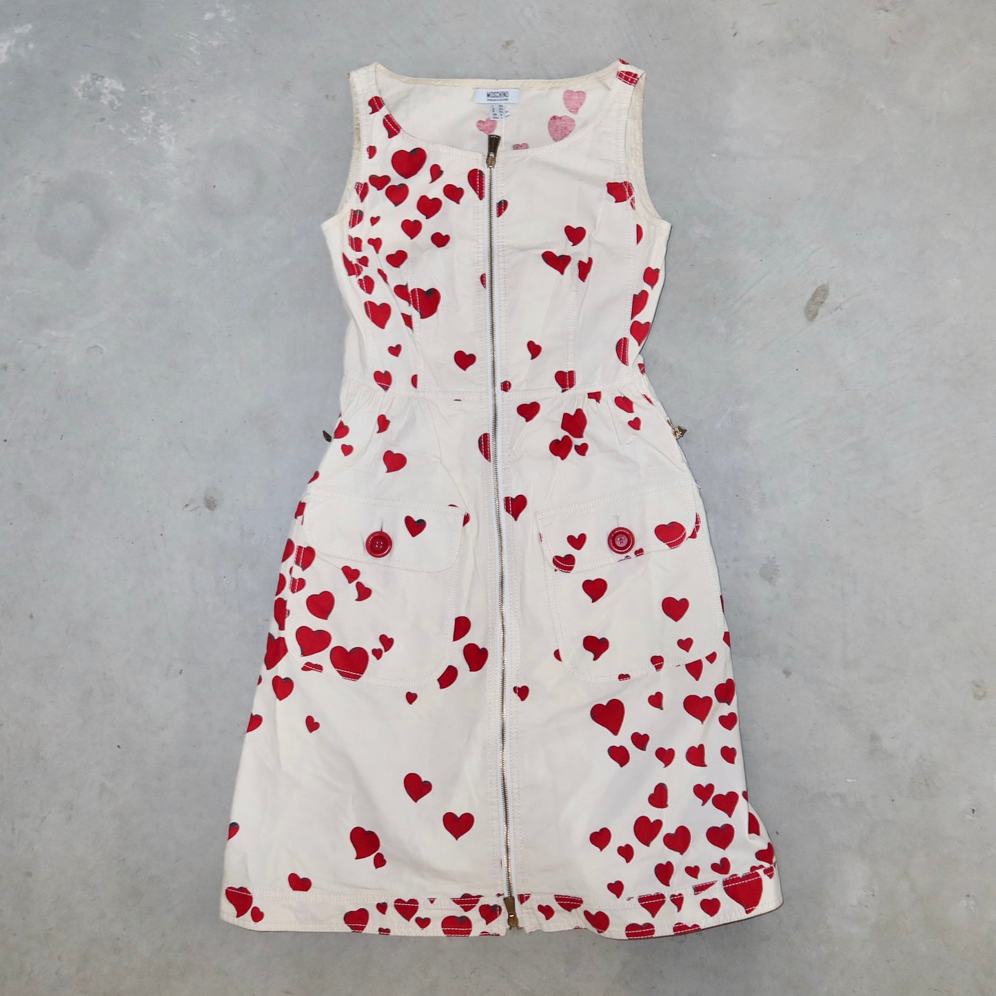 Moschino Heart Print Dress