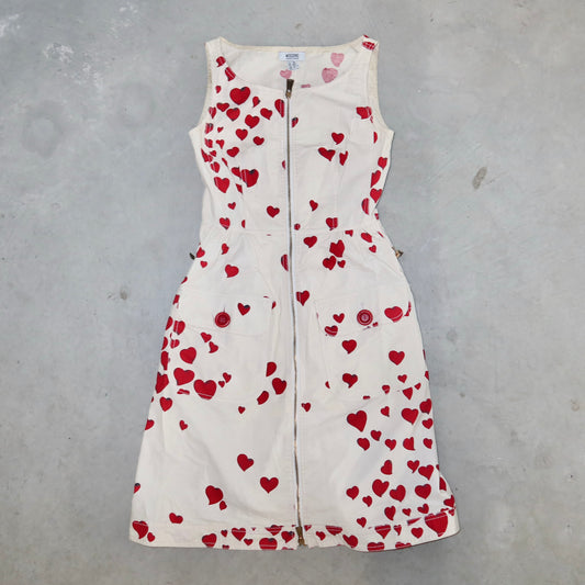 Moschino Heart Print Dress