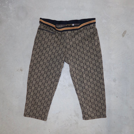 Fendi Mare Zucca Print Capris