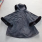 Bruno Magli Shearling Cape Coat