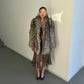 Vintage Silver Fox Fur Coat