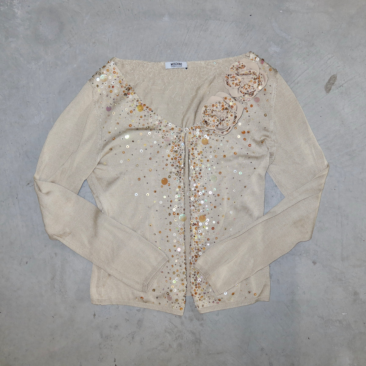 Moschino Sequin Cardigan