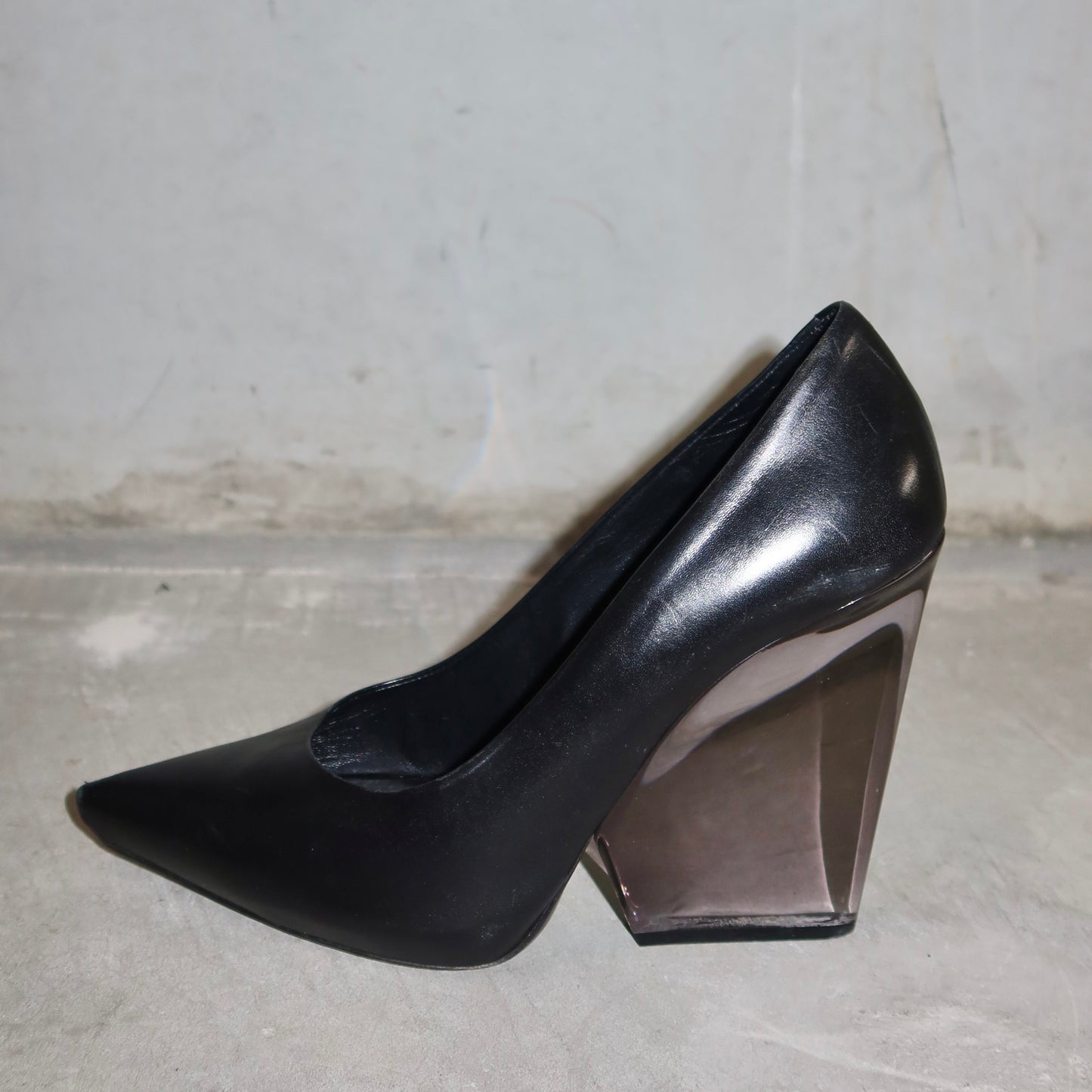 Celine Leather and Perspex Heels (40)