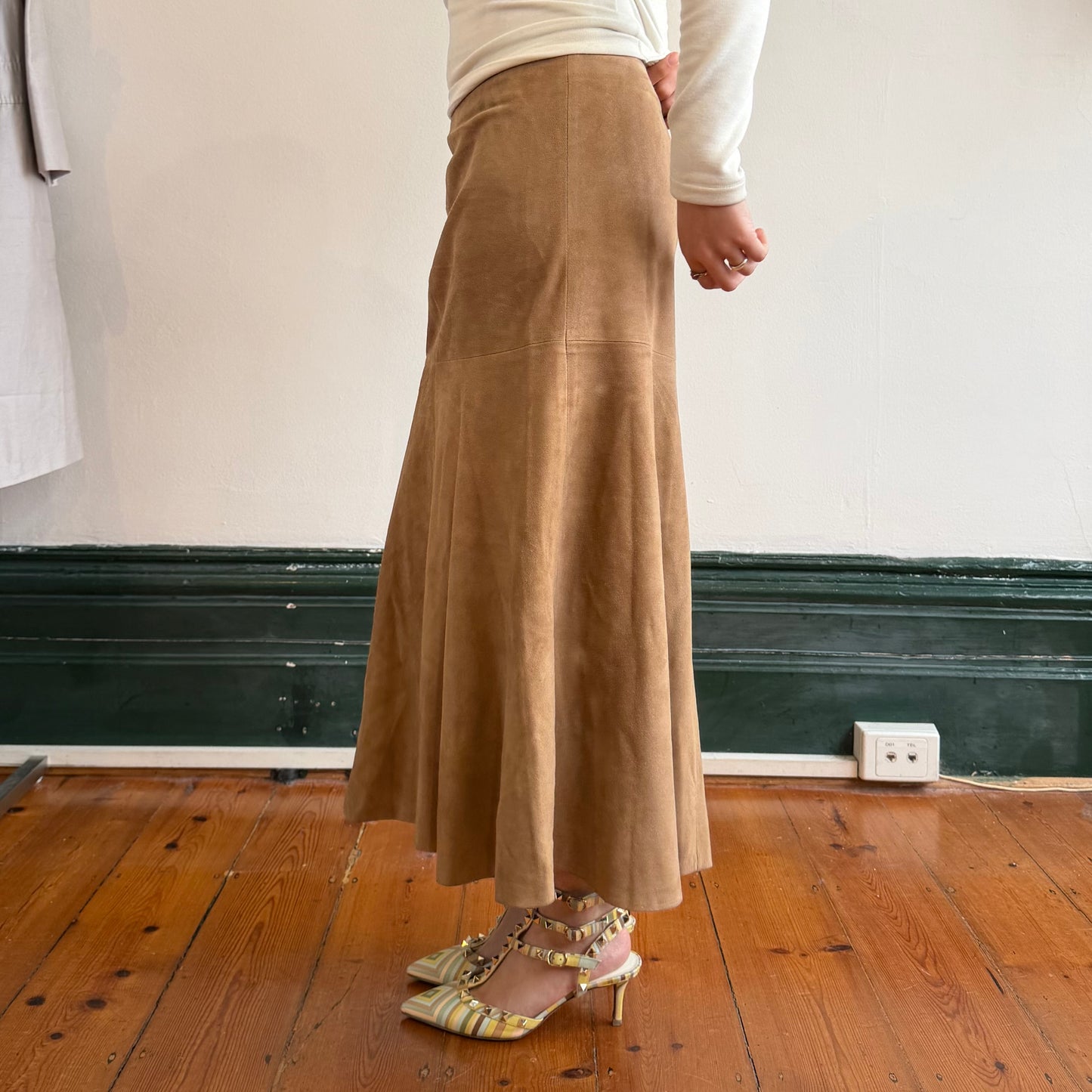 Loewe Suede Skirt