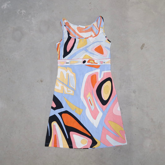 Emilio Pucci Printed Cotton Shift Dress