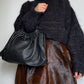 Gucci by Tom Ford Black Buckle Handle Bag