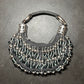 Chloe Black Beaded Bracelet Bag