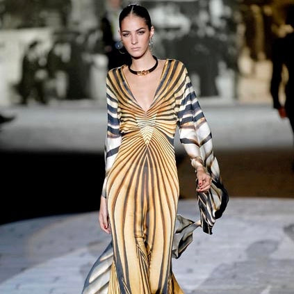 Roberto Cavalli SS2007 Monarch Butterfly Silk Top (IT40)