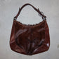 Valentino Embroidered Fur Bag