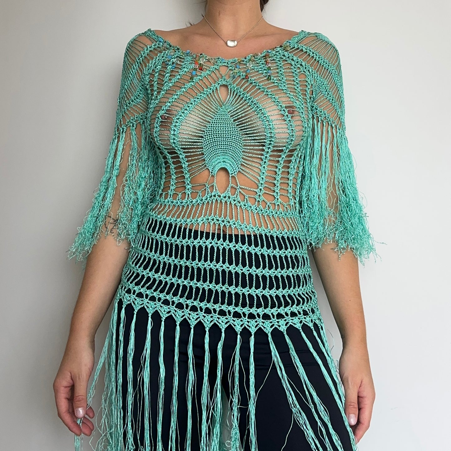 Roberto Cavalli Class Crotchet Top