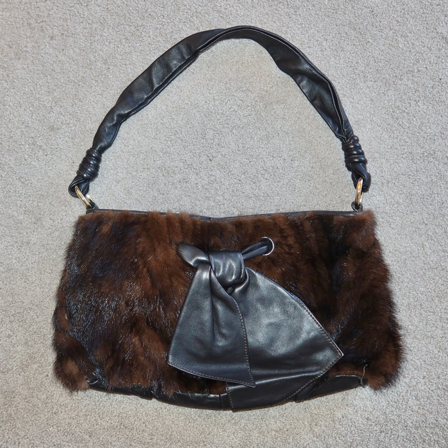 Paolo Masi Real Fur Bag