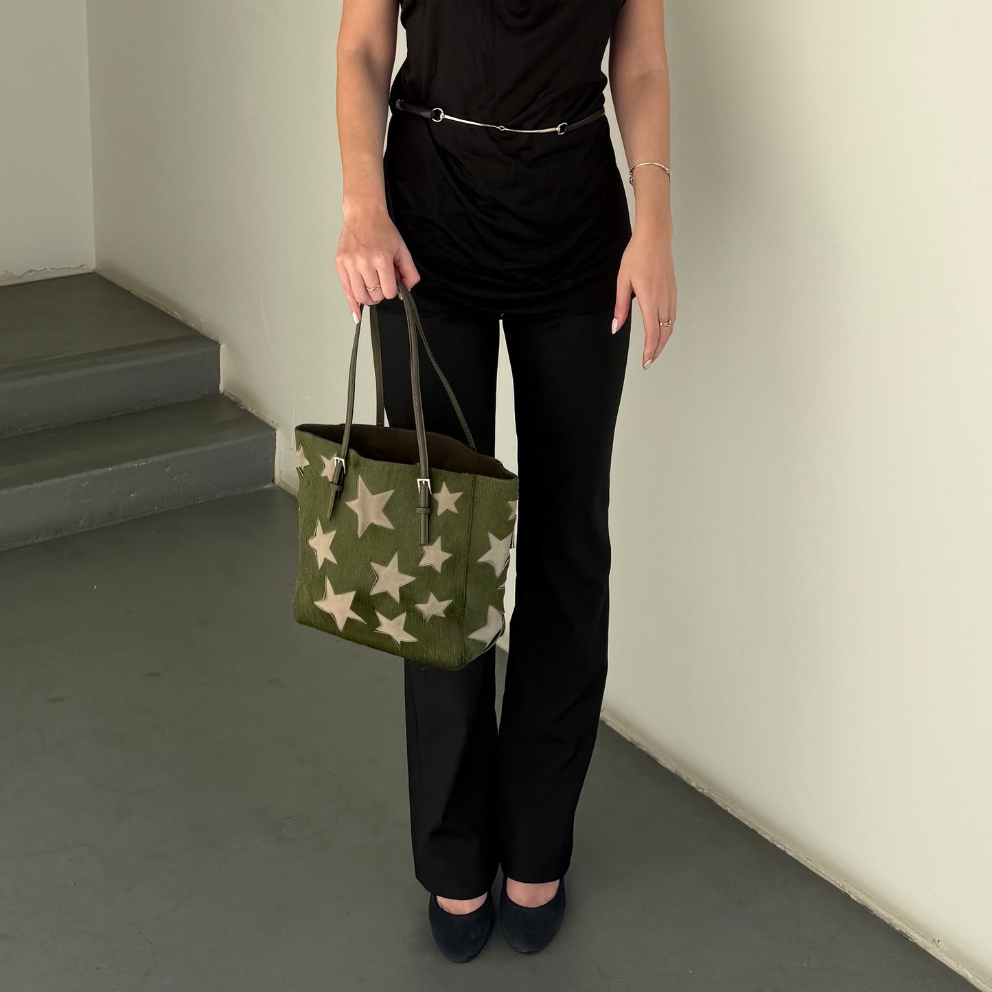 Vintage Italian Cowhide Bag