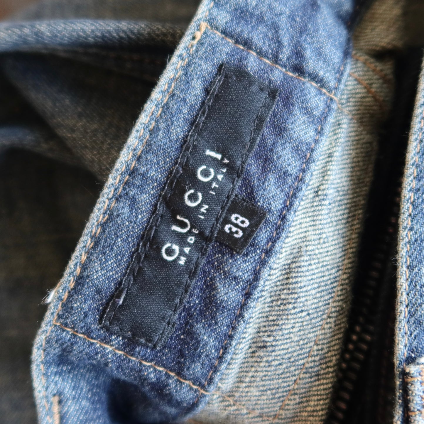 Gucci 2001 Denim Skirt