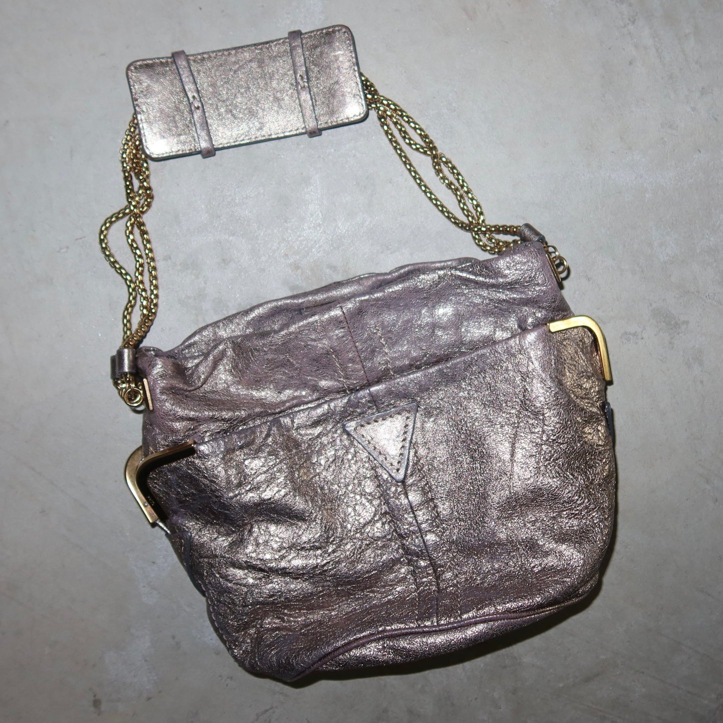 Chloé Metallic Mini Milton Bag