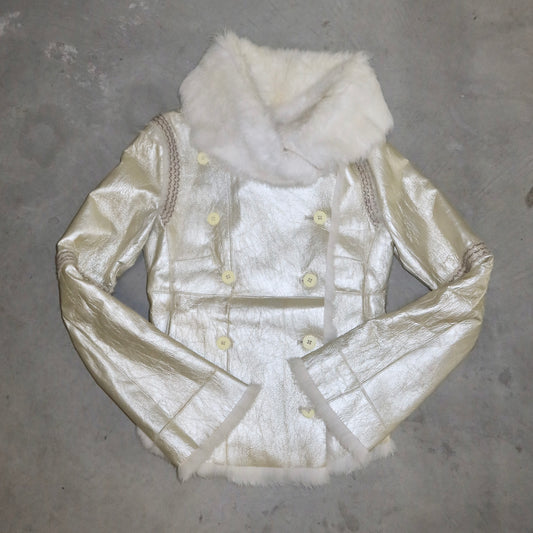 Emporio Armani AW2004 Leather and Fur Jacket