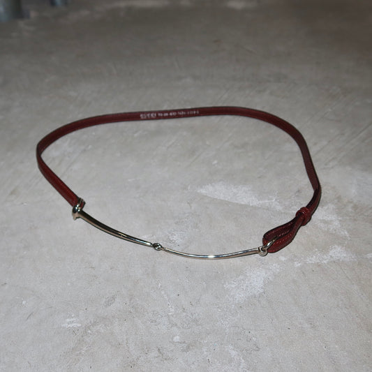 Gucci Brown Horsebit Belt