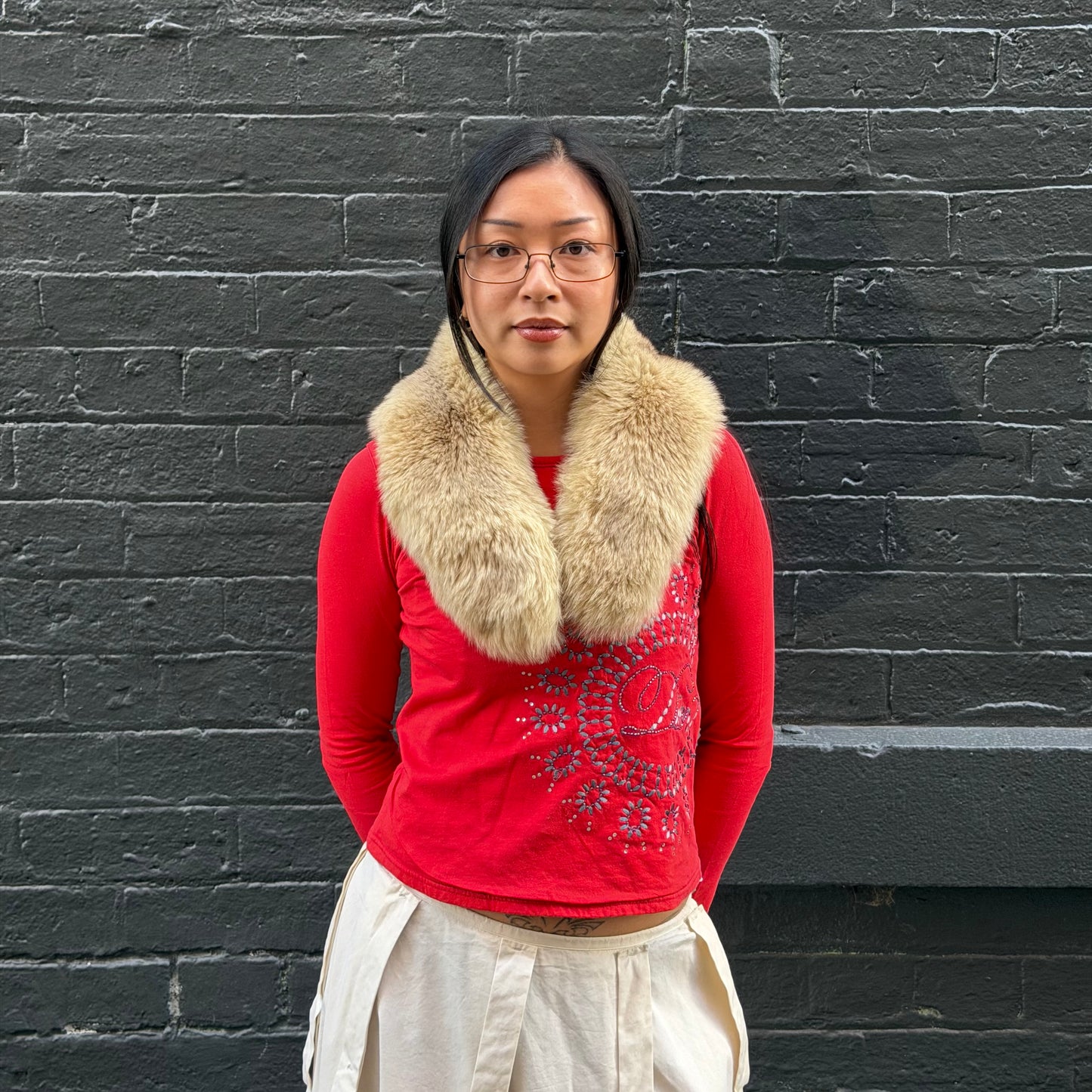 Vintage Real Fur Stole