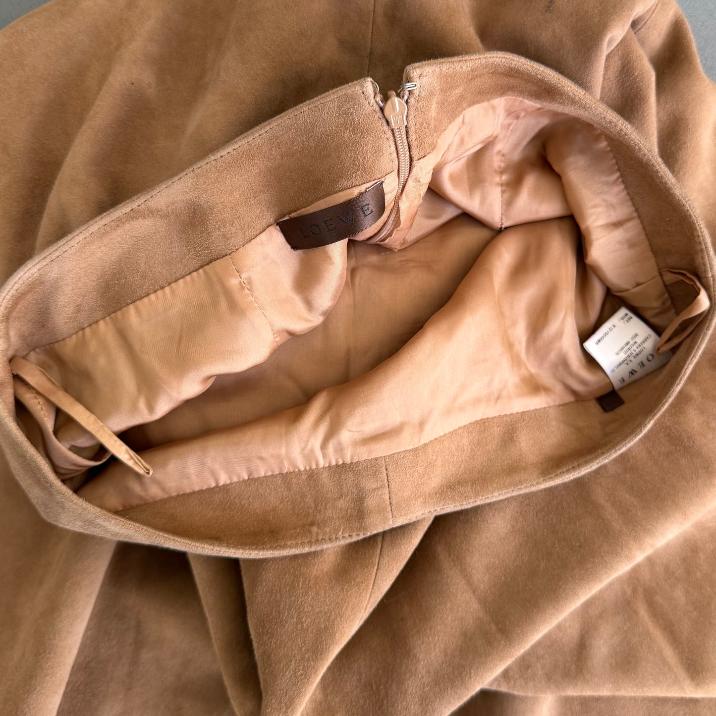 Loewe Suede Skirt