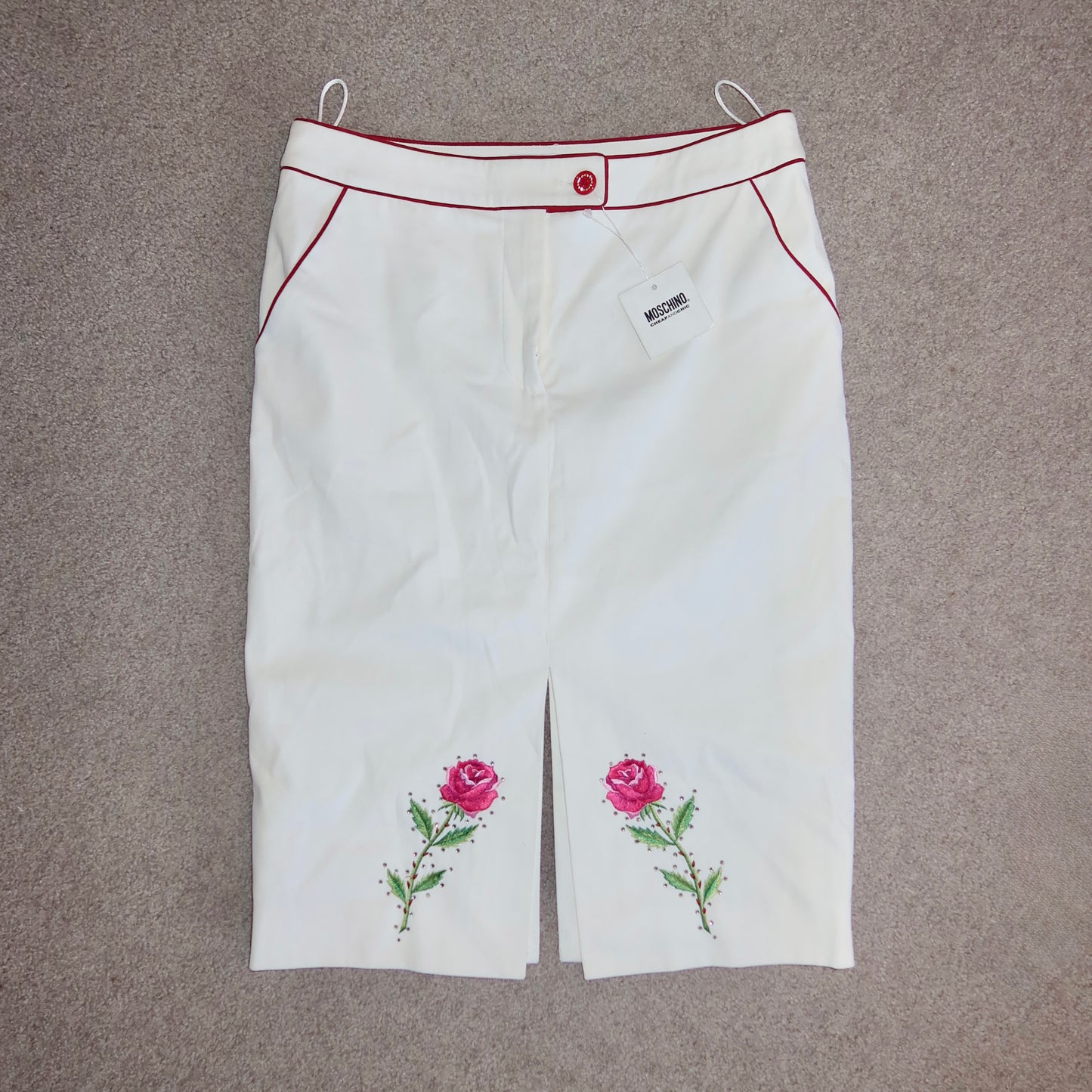 Moschino Embroidered Pencil Skit
