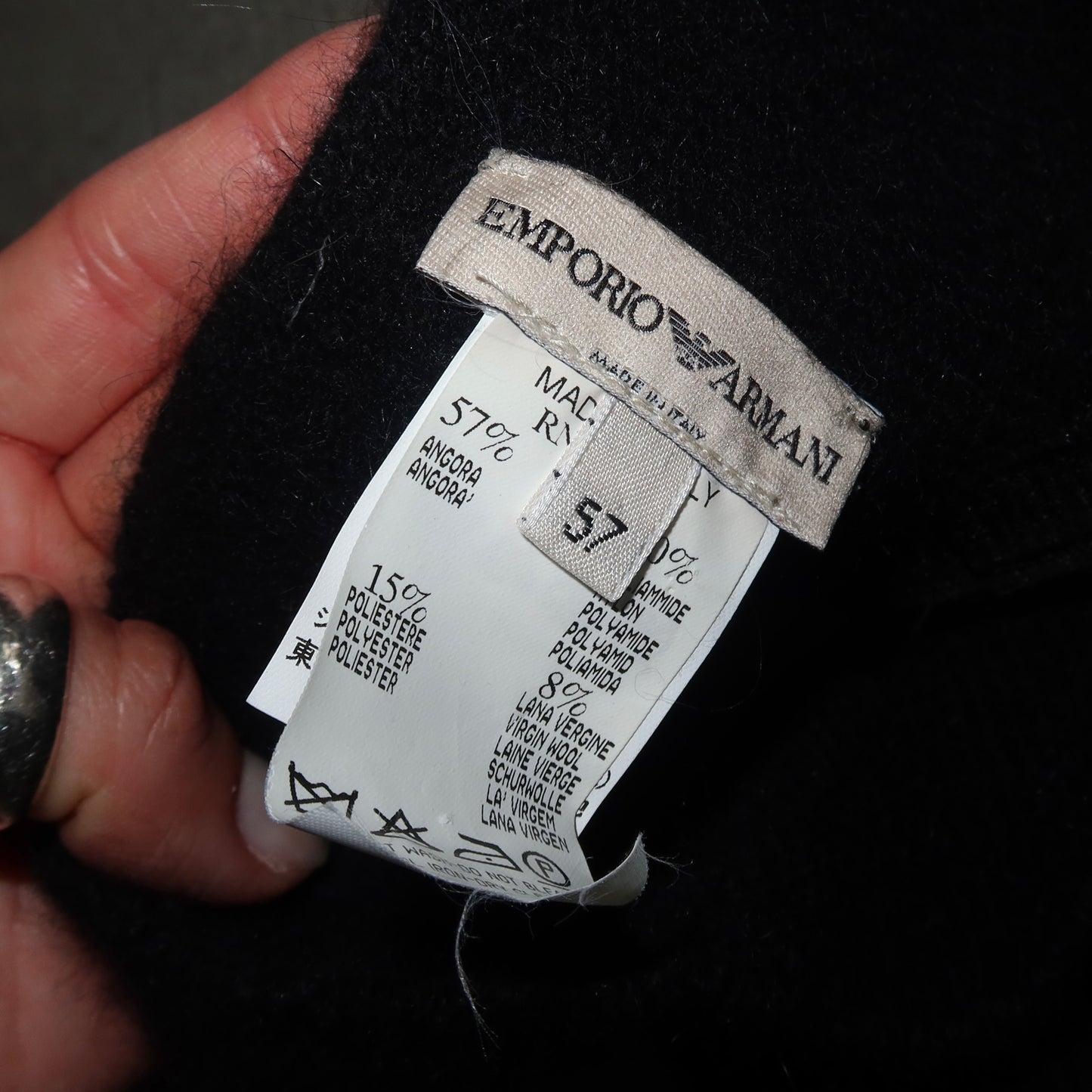 Emporio Armani Angora Cap