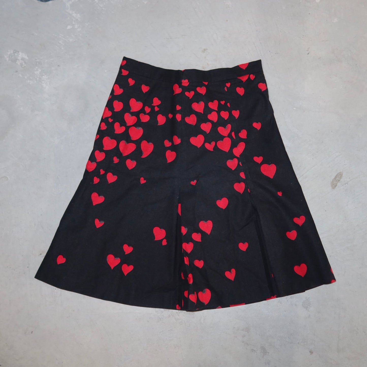 Moschino Heart Print Skirt