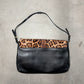 Vintage Leopard Print Cowhide  Tote