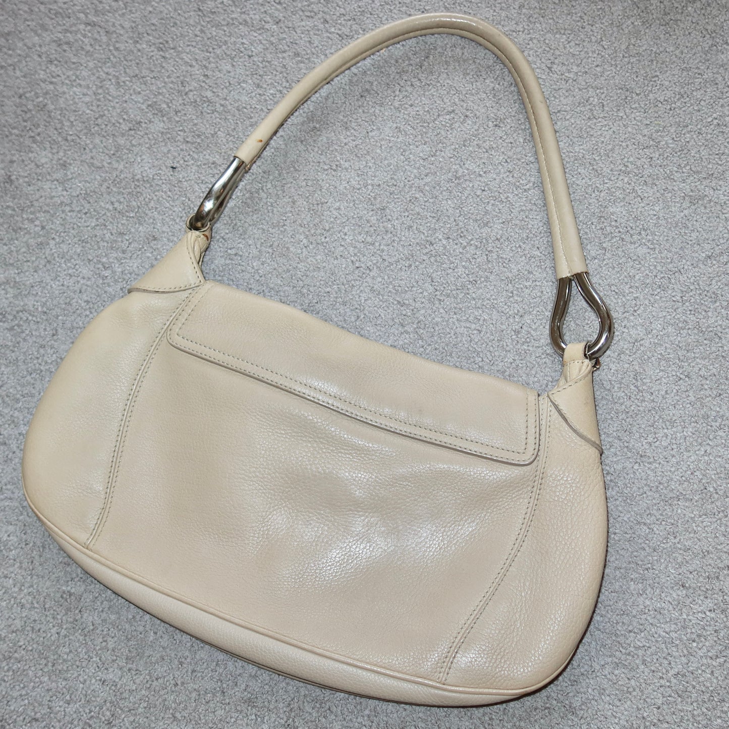 Prada SS2003 Cream Leather Bag