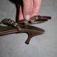 Gucci Thong Chain Kitten Heels (35.5)