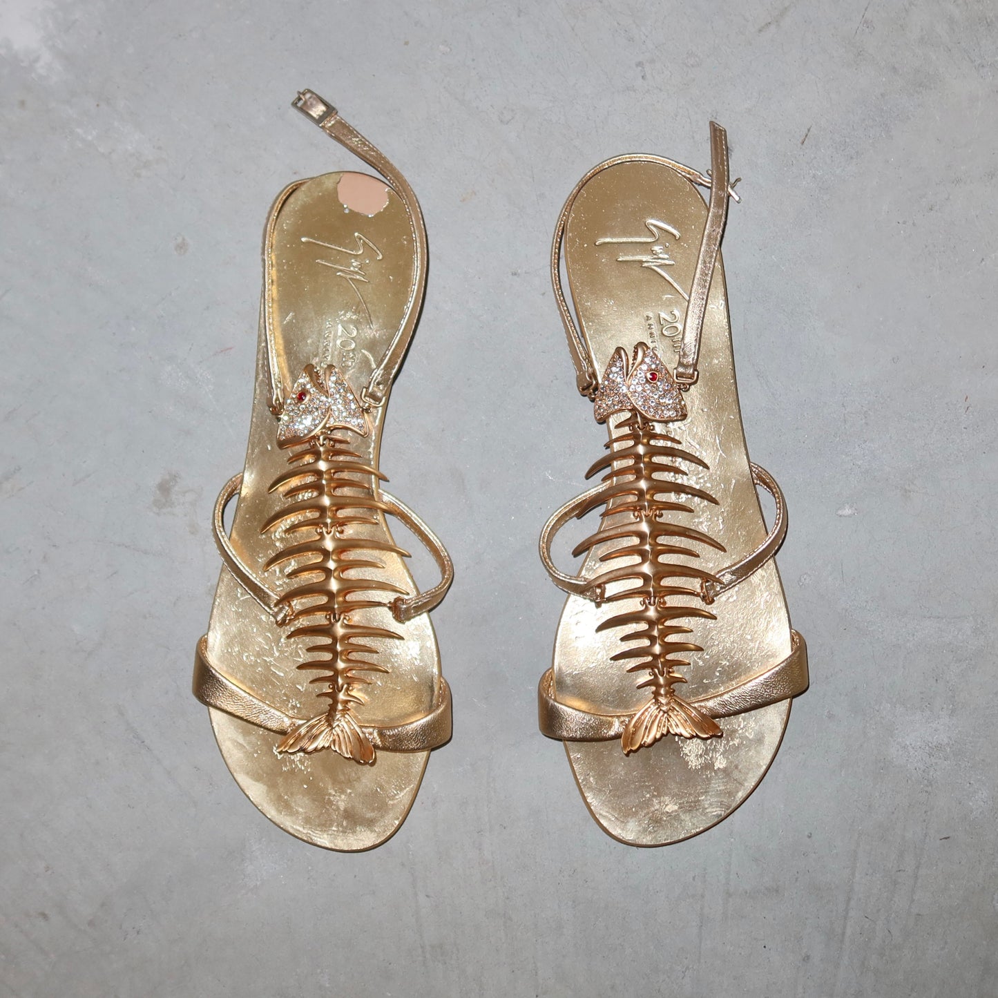 Giuseppe Zanotti 20th Anniversary Fishbone Sandals (39)
