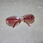 Celine Pink Rimless Sunglasses