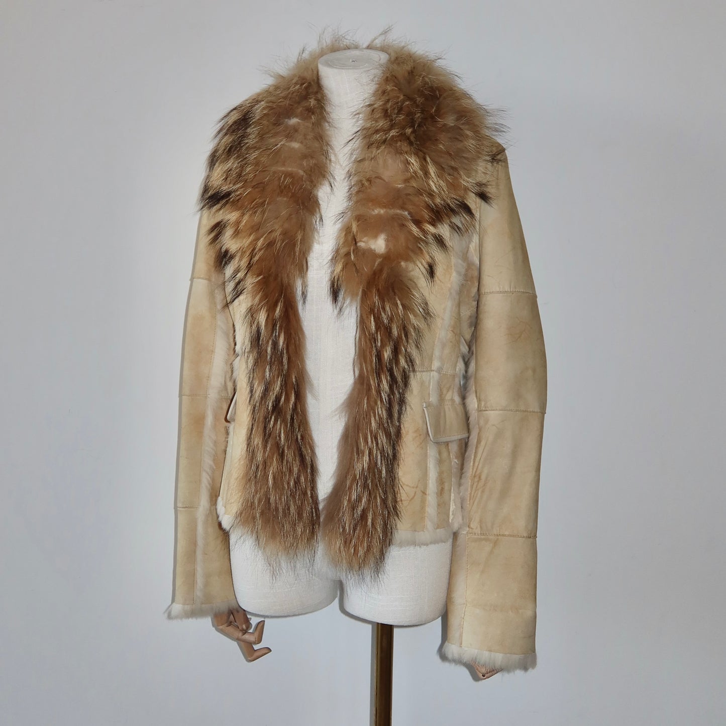 Vintage Leather and Fur Jacket