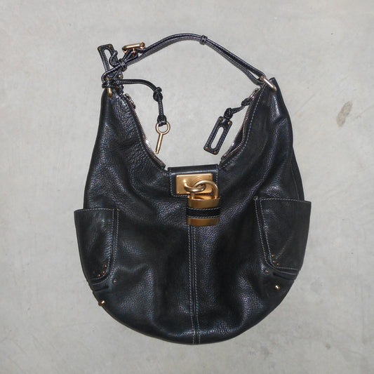 Chloé Black Crescent Paddington Bag