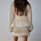 Burberry Shearling Coat and Skirt Set