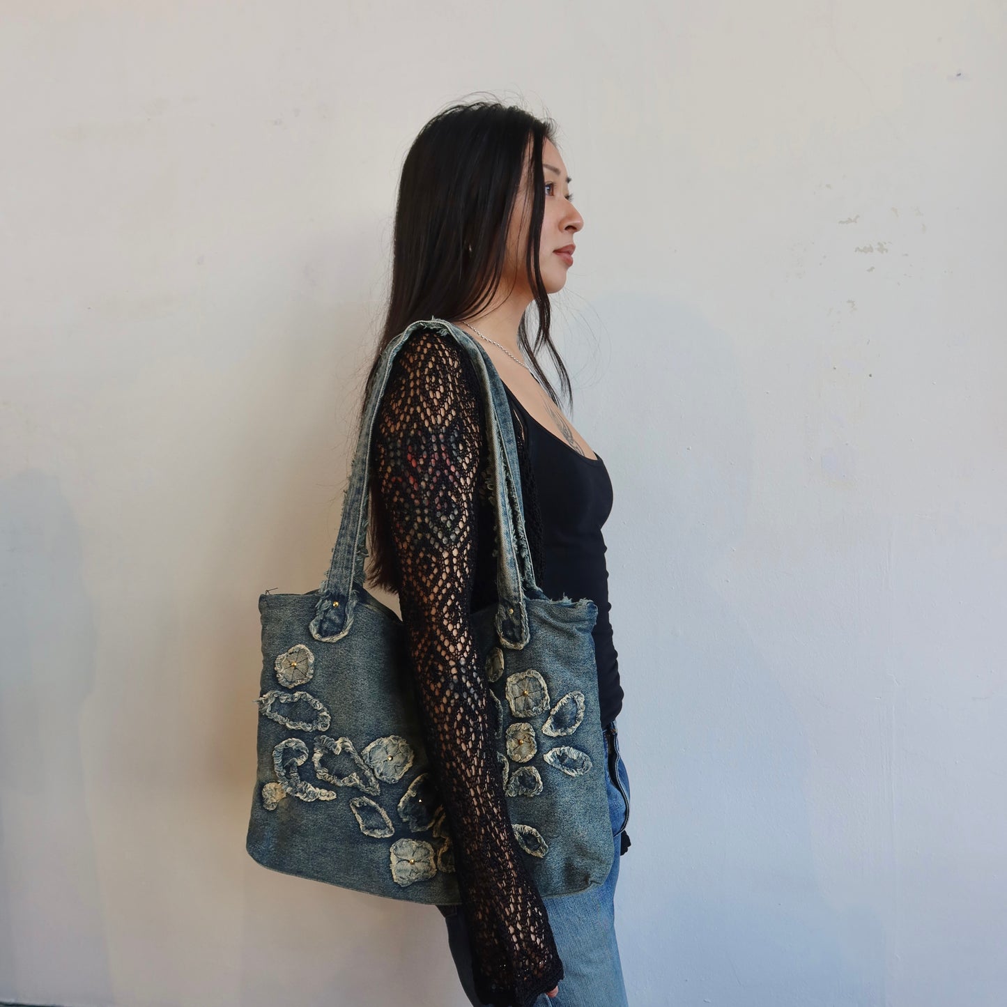 Moschino Denim Tote