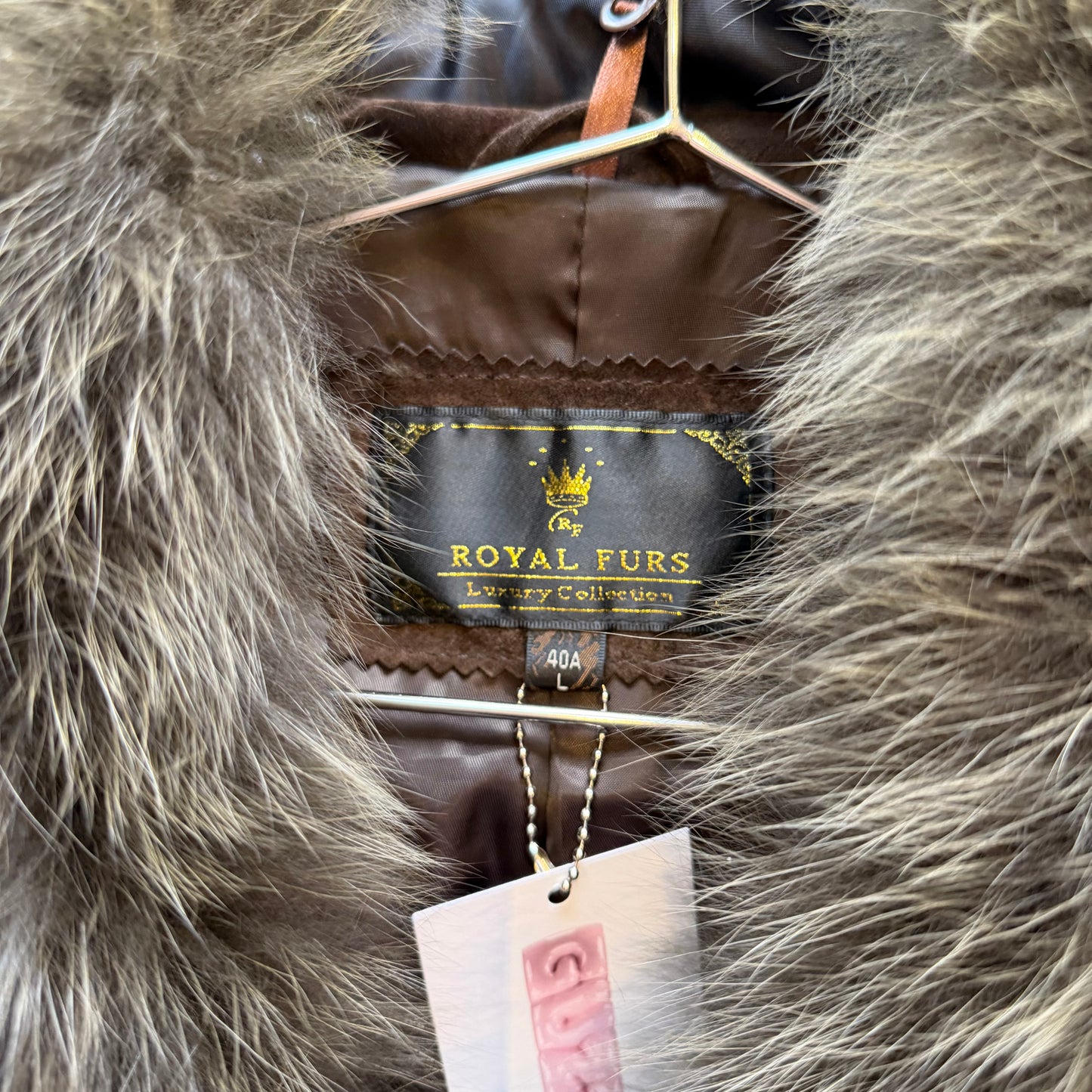 Vintage Suede and Fur Coat