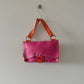 D&G Pink and Orange Leather Shoulder Bag