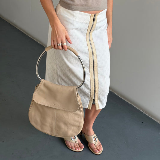 Gucci SS2000 Monogram Pencil Skirt